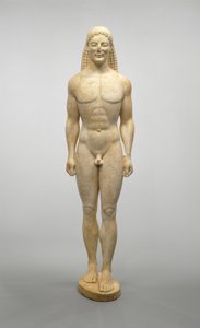コウロス、紀元前530年頃（ドロミテ大理石）